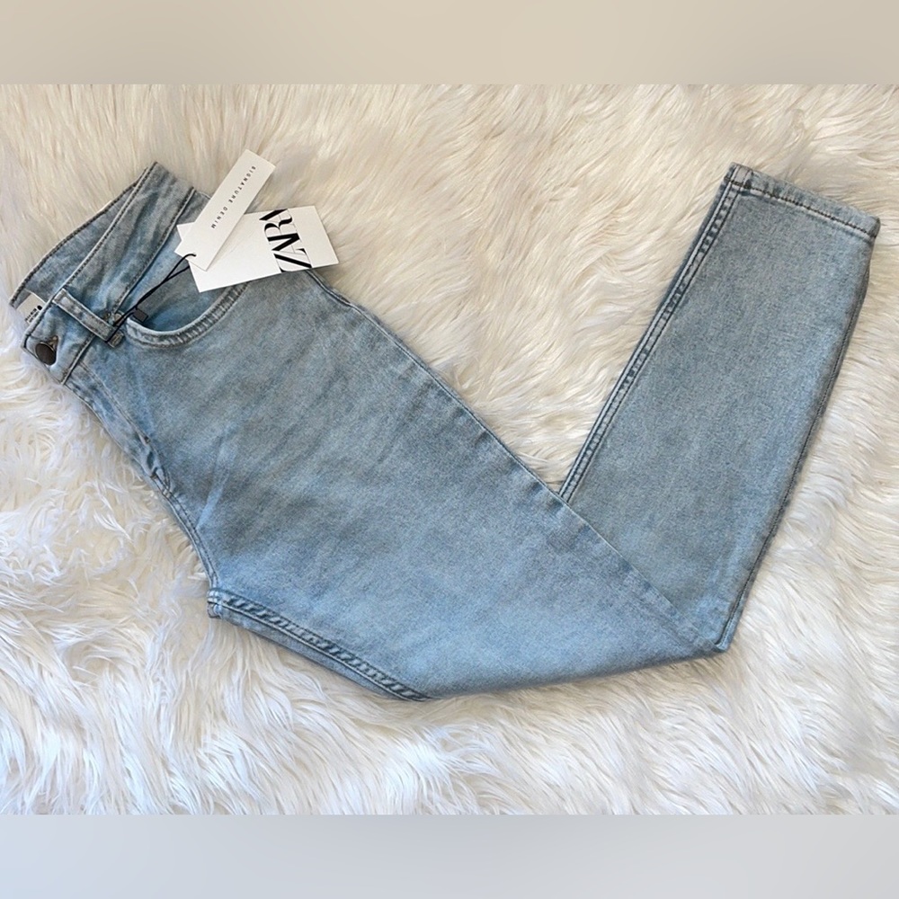 Zara Mid Waist Skinny Jeans